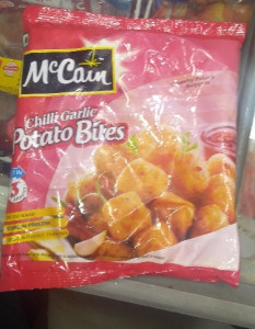Chilli Garlic Potato Bites